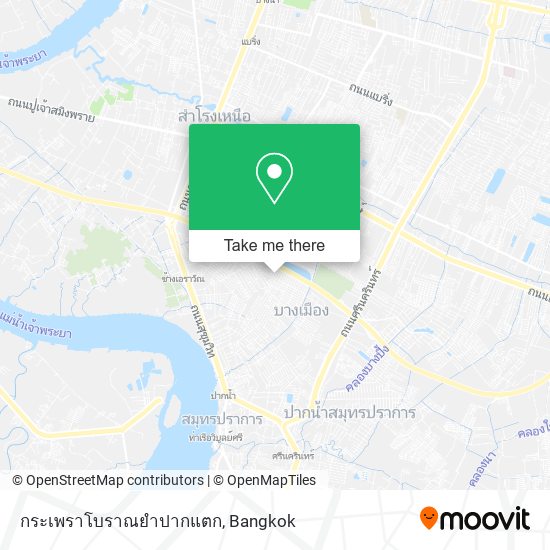 กระเพราโบราณยําปากแตก map