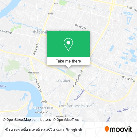 ซี เจ เทรดดิ้ง แอนด์ เซอร์วิส หจก map