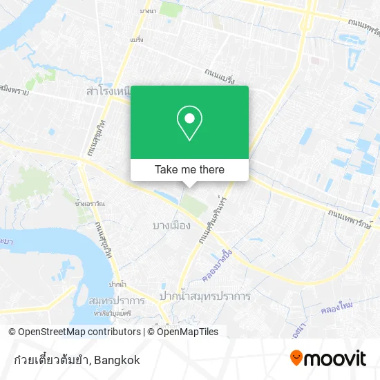 ก๋วยเตี๋ยวต้มยํา map
