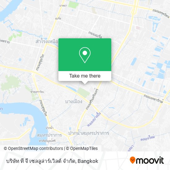 บริษัท ที จี เซลลูล่าร์เวิลด์ จํากัด map