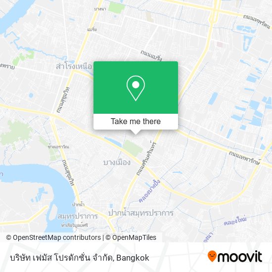 บริษัท เฟมัส โปรดักชั่น จํากัด map