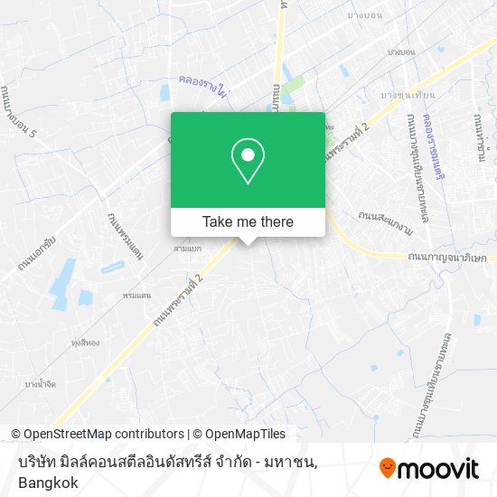 บริษัท มิลล์คอนสตีลอินดัสทรีส์ จํากัด - มหาชน map