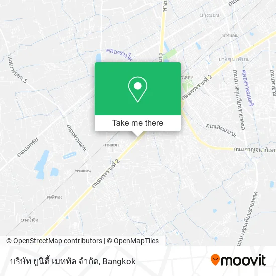 บริษัท ยูนิตี้ เมททัล จํากัด map