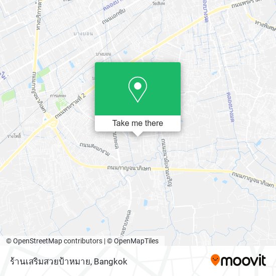 ร้านเสริมสวยป้าหมาย map