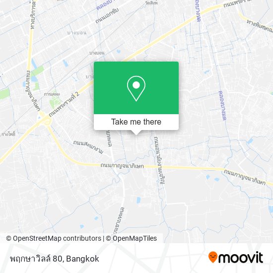 พฤกษาวิลล์ 80 map