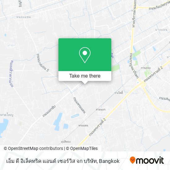 เอ็ม ดี อิเล็คทริค แอนด์ เซอร์วิส จก บริษัท map