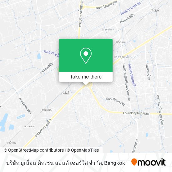 บริษัท ยูเนี่ยน คิทเช่น แอนด์ เซอร์วิส จํากัด map