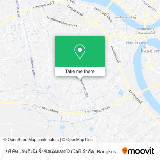 บริษัท เอ็นจิเนียริ่งซิสเต็มเทคโนโลยี จํากัด map