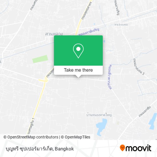 บุญทรี ซุปเปอร์มาร์เก็ต map