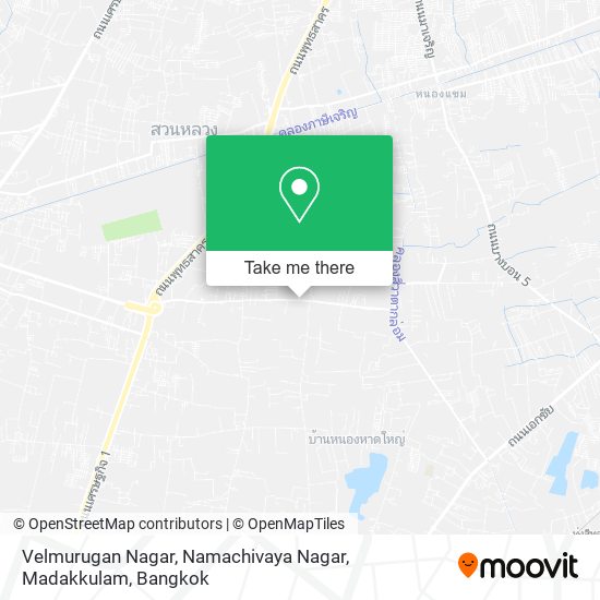 Velmurugan Nagar, Namachivaya Nagar, Madakkulam map