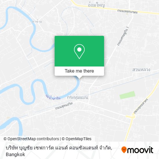 บริษัท บุญชัย เซฟการ์ด แอนด์ คอนซัลแตนท์ จํากัด map