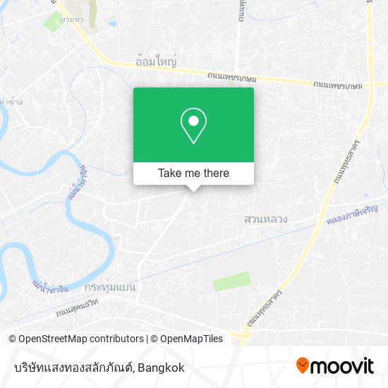 บริษัทแสงทองสลักภัณต์ map
