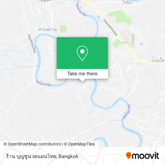 ร้าน บุญชูนวดแผนไทย map