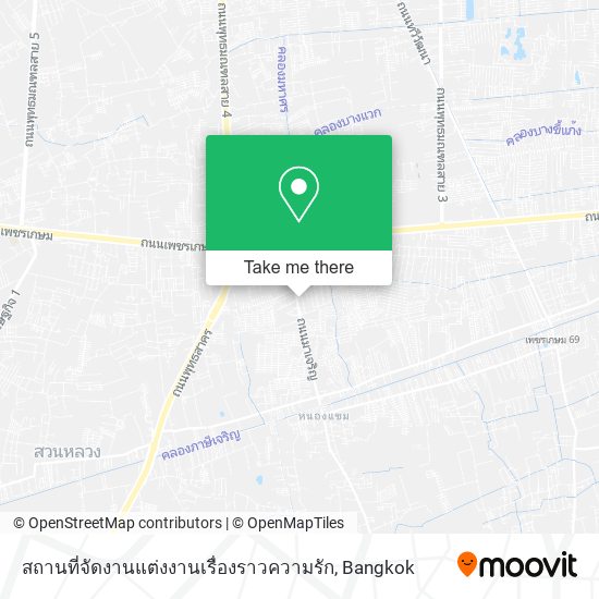 สถานที่จัดงานแต่งงานเรื่องราวความรัก map