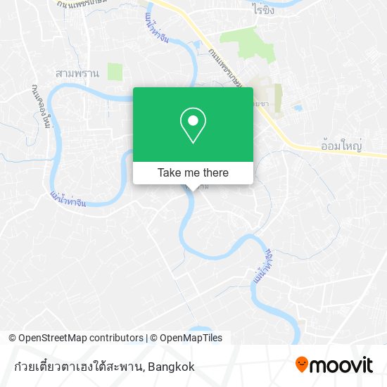 ก๋วยเตี๋ยวตาเฮงใต้สะพาน map