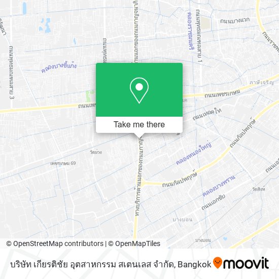 บริษัท เกียรติชัย อุตสาหกรรม สเตนเลส จํากัด map