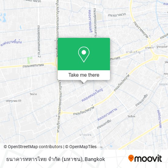 ธนาคารทหารไทย จํากัด (มหาชน) map