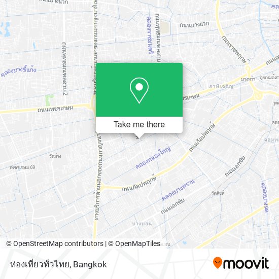 ท่องเที่ยวทั่วไทย map