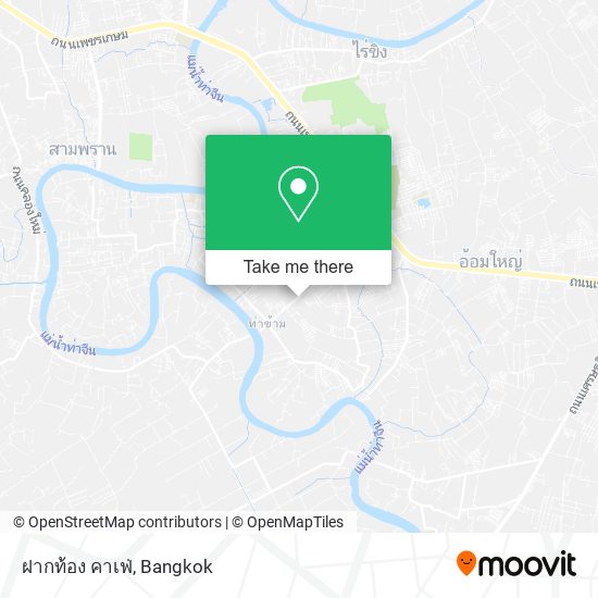 ฝากท้อง คาเฟ่ map