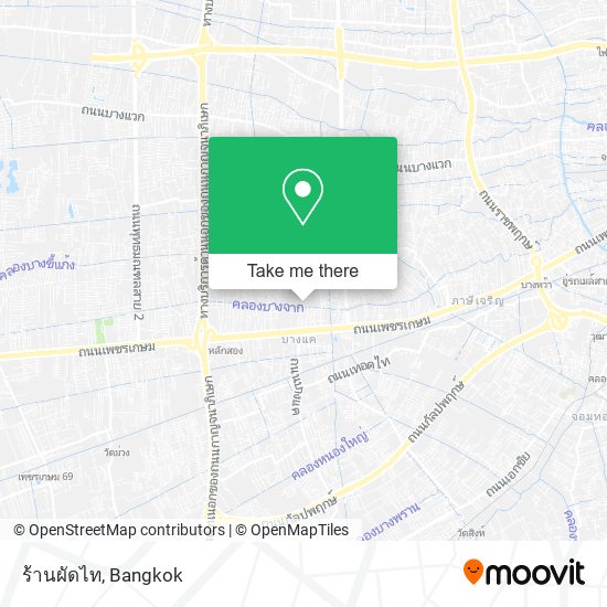 ร้านผัดไท map