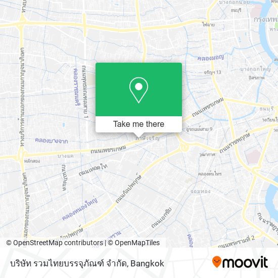 บริษัท รวมไทยบรรจุภัณฑ์ จํากัด map