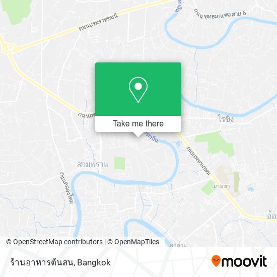 ร้านอาหารต้นสน map