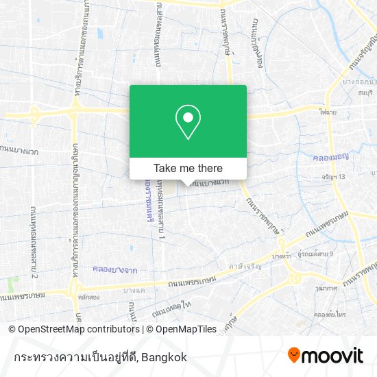 กระทรวงความเป็นอยู่ที่ดี map