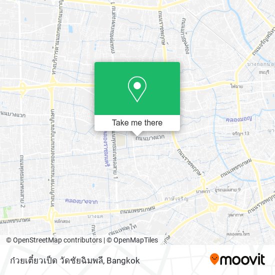 ก๋วยเตี๋ยวเป็ด วัดชัยฉิมพลี map