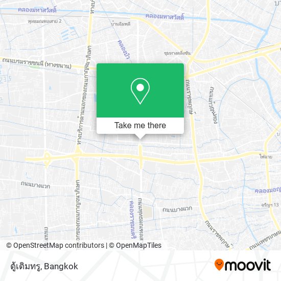 ตู้เติมทรู map