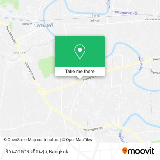 ร้านอาหาร เดือนรุ่ง map