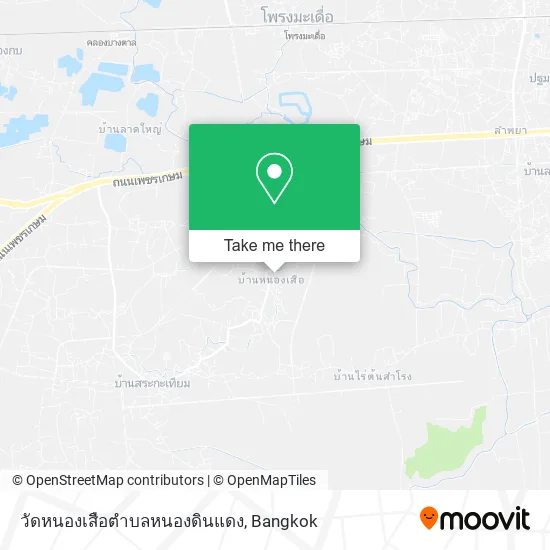 วัดหนองเสือตําบลหนองดินแดง map
