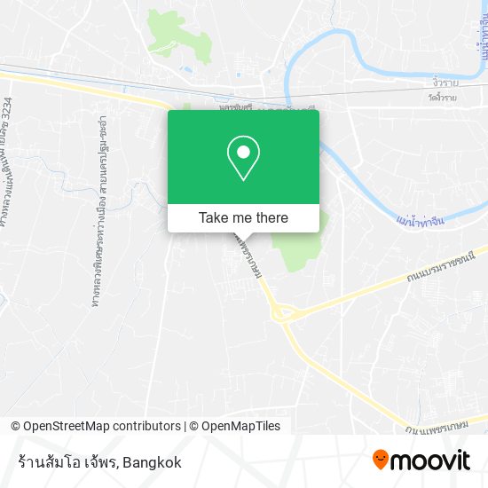 ร้านส้มโอ เจ้พร map