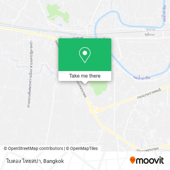 ใบตอง ไทยสปา map