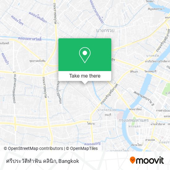 ศรีประวัติทําฟัน คลินิก map