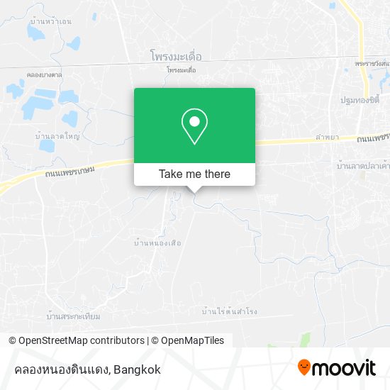 คลองหนองดินแดง map