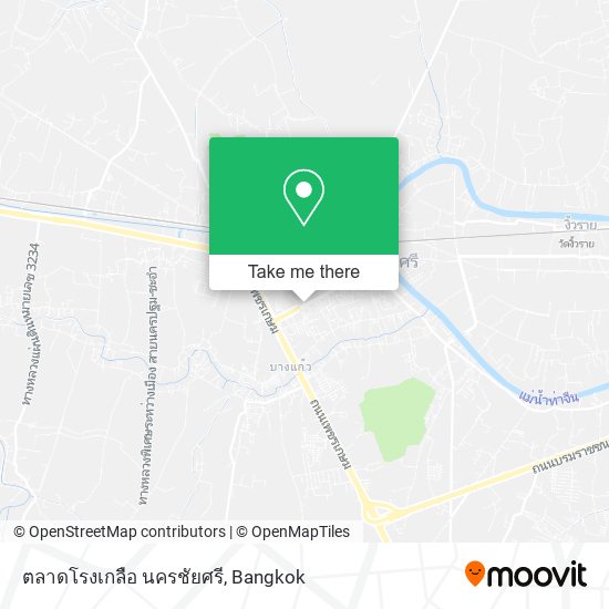 ตลาดโรงเกลือ นครชัยศรี map