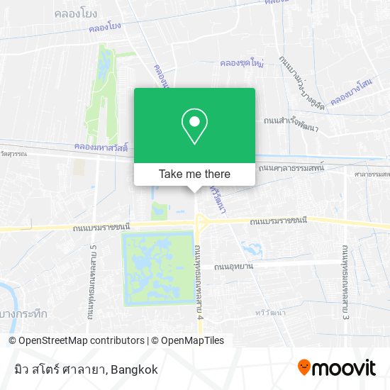 มิว สโตร์ ศาลายา map