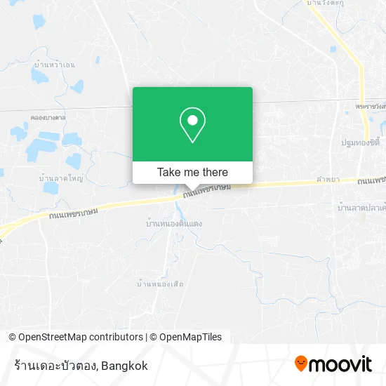 ร้านเดอะบัวตอง map