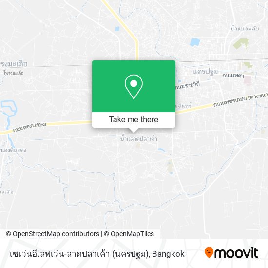 เซเว่นอีเลฟเว่น-ลาดปลาเค้า (นครปฐม) map