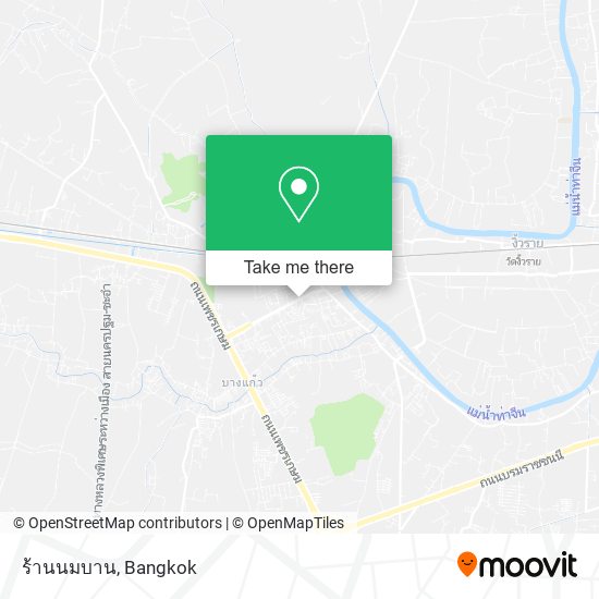 ร้านนมบาน map