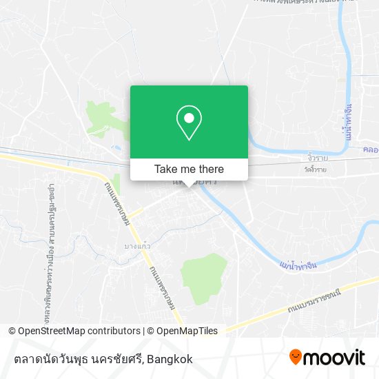 ตลาดนัดวันพุธ นครชัยศรี map