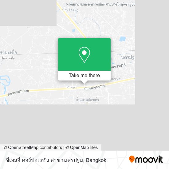 จีเอสอี คอร์ปอเรชั่น สาขานครปฐม map