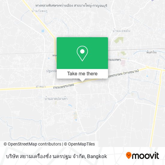 บริษัท สยามเครื่องชั่ง นครปฐม จํากัด map