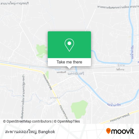 สะพานคลองใหญ่ map