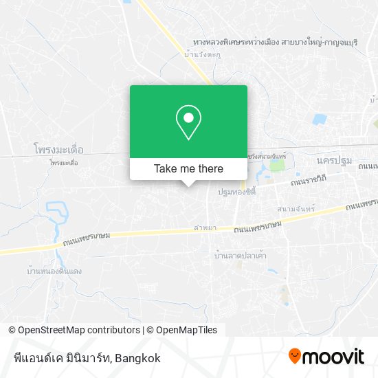 พีแอนด์เค มินิมาร์ท map