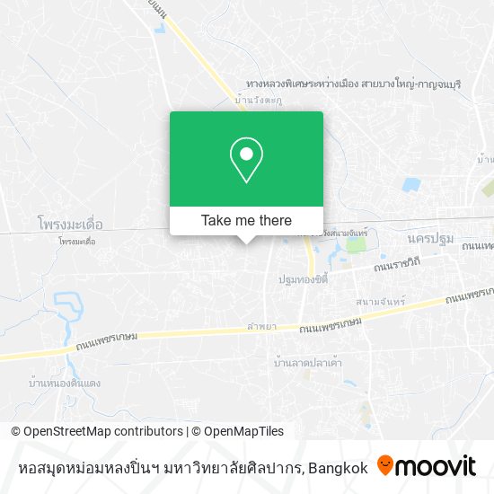 หอสมุดหม่อมหลงปิ่นฯ มหาวิทยาลัยศิลปากร map