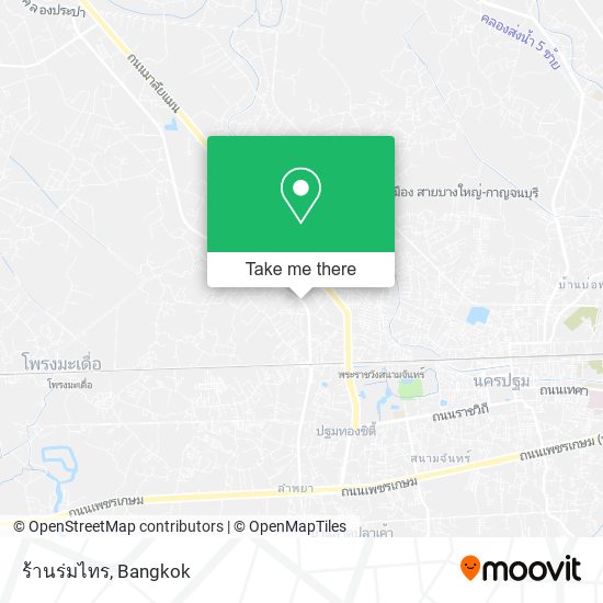ร้านร่มไทร map