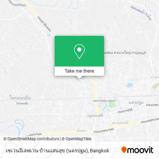 เซเว่นอีเลฟเว่น-บ้านแสนสุข (นครปฐม) map