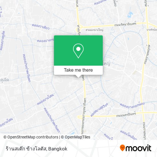 ร้านสเต๊ก ข้างโลตัส map