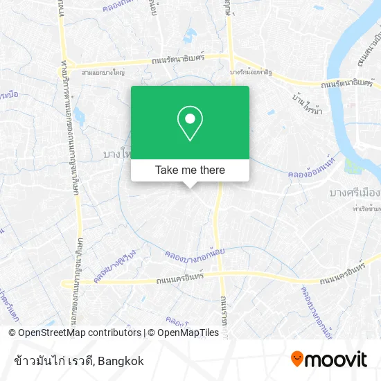 ข้าวมันไก่ เรวดี map